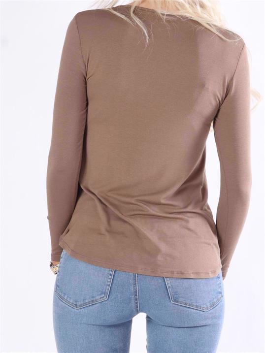 Otine - Langærmet basisbluse